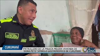 PATRULLERO DE LA POLICÍA MEJORA VIVIENDA DE DORA PETO SÍMBOLO GASTRONÓMICO DE CURUMANÍ [upl. by Rodmun]