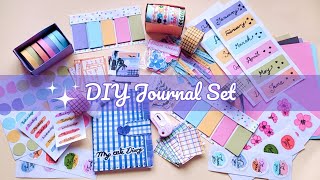 DIY JOURNAL SET How to Make Journal Set at Home DIY Journal kit  DIY Journal Stationary [upl. by Semmes]