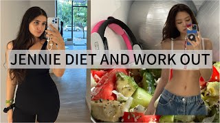 Trying Blackpink Jennie’s diet 🥗🥑  workout [upl. by Elcin]