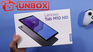 Lenovo Tab M10 HD unboxing and setup [upl. by Idroj284]