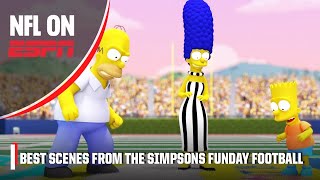 The BEST Scenes from Atoms Stadium 🏈🔥 Bengals TAKE OVER Dallas  The Simpsons Funday Football [upl. by Hayne173]