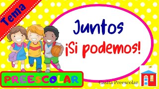 JUNTOS SI PODEMOS Aprendeencasa Valores para Niños [upl. by Marshall]