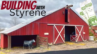 Beginners Guide to Styrene Barn Diorama Reveal [upl. by Doroteya]