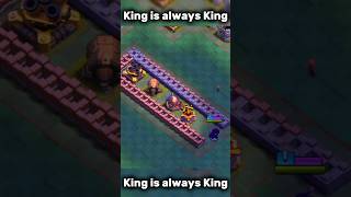 King is always King II Clash of clans II shorts clashofclans coc [upl. by Sukcirdor]