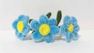 Poppy Craft Ideas  Pipe Cleaner Flower [upl. by Yelruc]