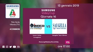 Conegliano  Monza  16 Giornata  Speciale  Samsung Volley Cup [upl. by Ortrud]