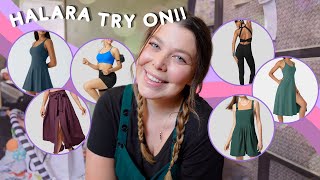 Halara Try On  Comfy Affordable Post Partum Clothes [upl. by Mchale]