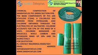 Use and Application of SANDHYAFLEX PVC Green Suction Pipe [upl. by Srevart]