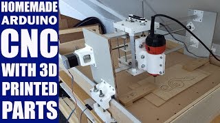 Homemade CNC with 3D Printed Parts [upl. by Lolita857]