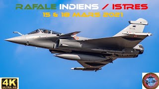 RAFALE INDIAN AIR FORCE Istres 15 amp 18 mars 2021 [upl. by Arrakat]