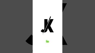 Designing a JK Logo in Illustrator StepbyStep 2024HLGRAPHICS [upl. by Anerys]