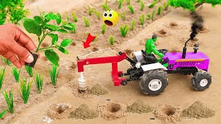 diy diorama making mini grass chopping machine  top 10 diy science project 🚜✨pocofarmcreators [upl. by Aixela]