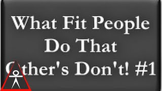 The Difference Between Fit amp Unfit People 1 [upl. by Nomael578]