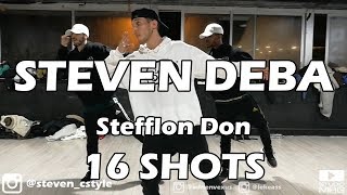 16 Shots  Stefflon Don  Studio MRG  STEVEN DEBA [upl. by Esiralc]