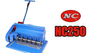 EASY Carpet Binding and Carpet Cutting of CARPET COVE BASE Model NC250 [upl. by Bensen]