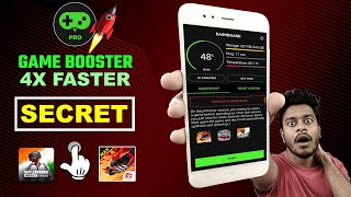 🚀Game Booster 4X Faster  How To Use Game Booster 4X Faster  Best game Booster For Free Fire BGMI [upl. by Enyehc]