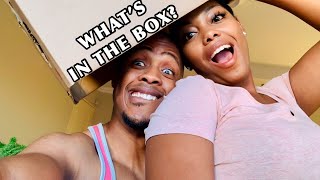 WHAT’S IN THE BOX  Couple Challenge  RegoDise  South African YouTubers [upl. by Noffihc]