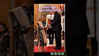 Indian Mathematician Neena Gupta Receives Ramanujan Prize For Young Mathematician ramanujan prize [upl. by Sandell]