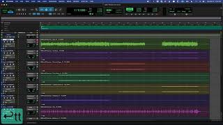 Pro Tools 101 3  Creating tracks importing audio adjusting timing and tempo naming and coloring [upl. by Fondea]