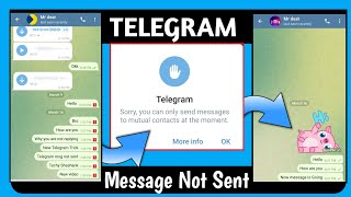 🔥Telegram Bug🔥 Telegram Account limited Problem  Message Not Sent on Telegram  Techy Shashank [upl. by Javler]