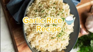 Garlic Rice Recipe By Saminas kitchen How To Make Garlic Rice Recipe [upl. by Assiluj]