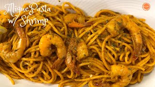 Aligue Pasta with Shrimp  Taba ng Talangka Pasta w Shrimp Recipe  Seafood Pasta  Get Cookin [upl. by Aliak]