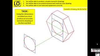 Isometric Nut amp Bolt [upl. by Carlie289]