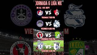 JORNADA 6 LiGA MX 2024 [upl. by Naitsirk]