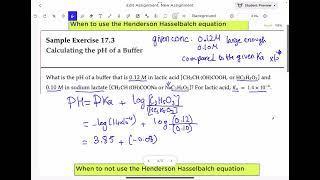 Calculate the pH of a buffer with or without the Henderson Hasselbalch equation [upl. by Beatty]