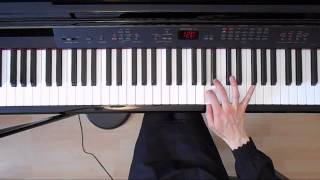 Online Piano Lessons G Minor Harmonic Scale  Right Hand [upl. by Pollux968]