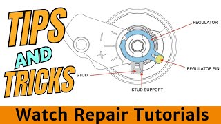 Removing the Etachron Hairspring Stud Tips and Tricks [upl. by Assilak]