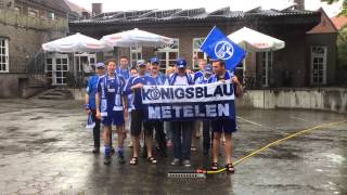 Schalke Fan Club „Königsblau Metelenquot 1997 e V  Water Challenge [upl. by Hughie]