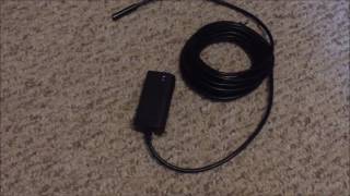 BlueFire Wireless Endoscope HD 9mm Waterproof WIFI Snake Camera Review [upl. by Yelrebmik]