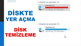 Diskte Yer Nasıl Açılır Disk Temizleme  Gereksiz Verileri Temizleyin [upl. by Wolk141]