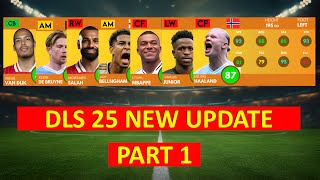 DLS 25  New update players rating in dls 25🤯 part 1 [upl. by Enaenaj]