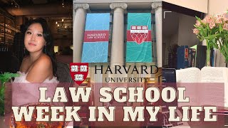 Harvard Law School Vlog my second year classes lunch talks exploring Boston and lots of studying [upl. by Maurita]