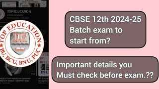 CBSE 12th 2025 exam date revealed [upl. by Helen944]