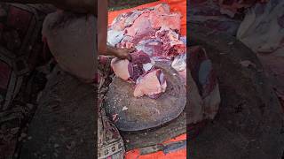 Awesome deshi ox super fresh meat cutting skill in bd [upl. by Aicram]