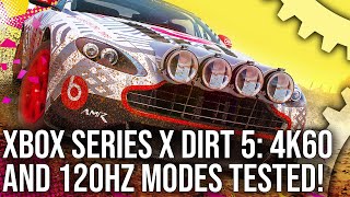 Dirt 5 Xbox Series X HandsOn 4K60  120Hz Modes Tested [upl. by Atnamas]