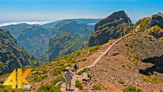 4K Mountain Hike through the Clouds over Madeira  Most Popular Hike of Madeira  Part 2 [upl. by Frederique]