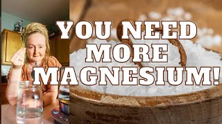 Lets make homemade magnesium oil [upl. by Ecinrahs]