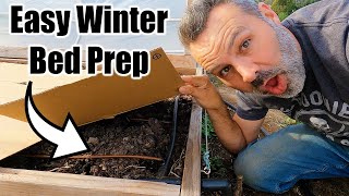 Easy Prep Now  Great Spring Garden  Get Your Vegetable Garden Ready For Winter Weather [upl. by Jedlicka805]