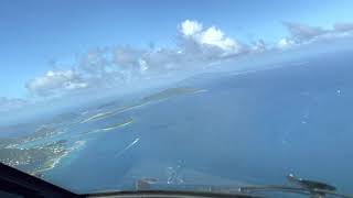 GIV Landing at Terrence B Lettsome Airport Tortola British Virgin Islands [upl. by Davine]