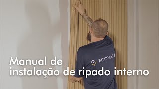 Manual de instalação de ripado interno [upl. by Otreblig]