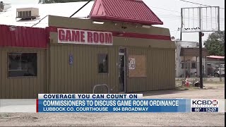 Lubbock County Commissioners approve game room regulations [upl. by Cronin]