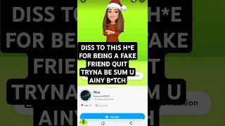 SHOULDA JUST DISSED HER FOR BEING A FAKE FRIEND ONLY FOR STREAKS [upl. by Hamas]