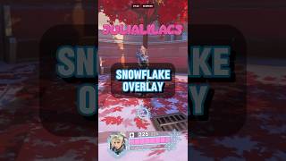 ETSY IN BIO ❄️  Cute Snowflake Overwatch Overlay  Overlay for Twitch Video edits and Hudsight [upl. by Vlada]