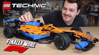 LEGO Technic McLaren F1 Car Review 42141 WE love this 2022 McLaren Masterpiece [upl. by Llyrad]