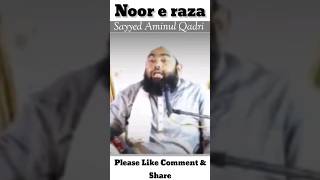 Ghous E Azam ka Sajra  Gause Azam Hazrat Ali Ki 11vi Pidhi Hai Sayyed Aminul Qadri nooreraza [upl. by Arda]