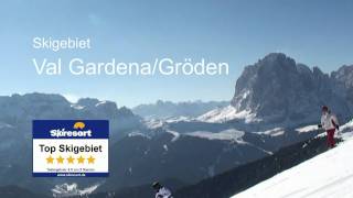 Skigebiet Val Gardena Gröden  wwwskiresortde [upl. by Iot]